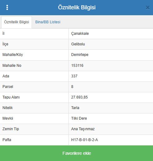 DEMİRTEPEDE DENİZ MANZARALI 317 m2 SATILIK TARLA
